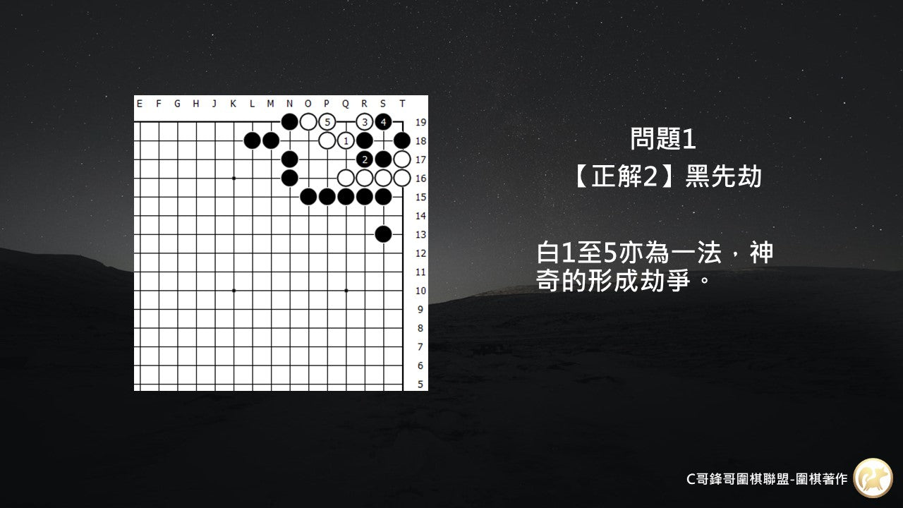 C哥鋒哥圍棋原創詰棋-新發陽論第1冊