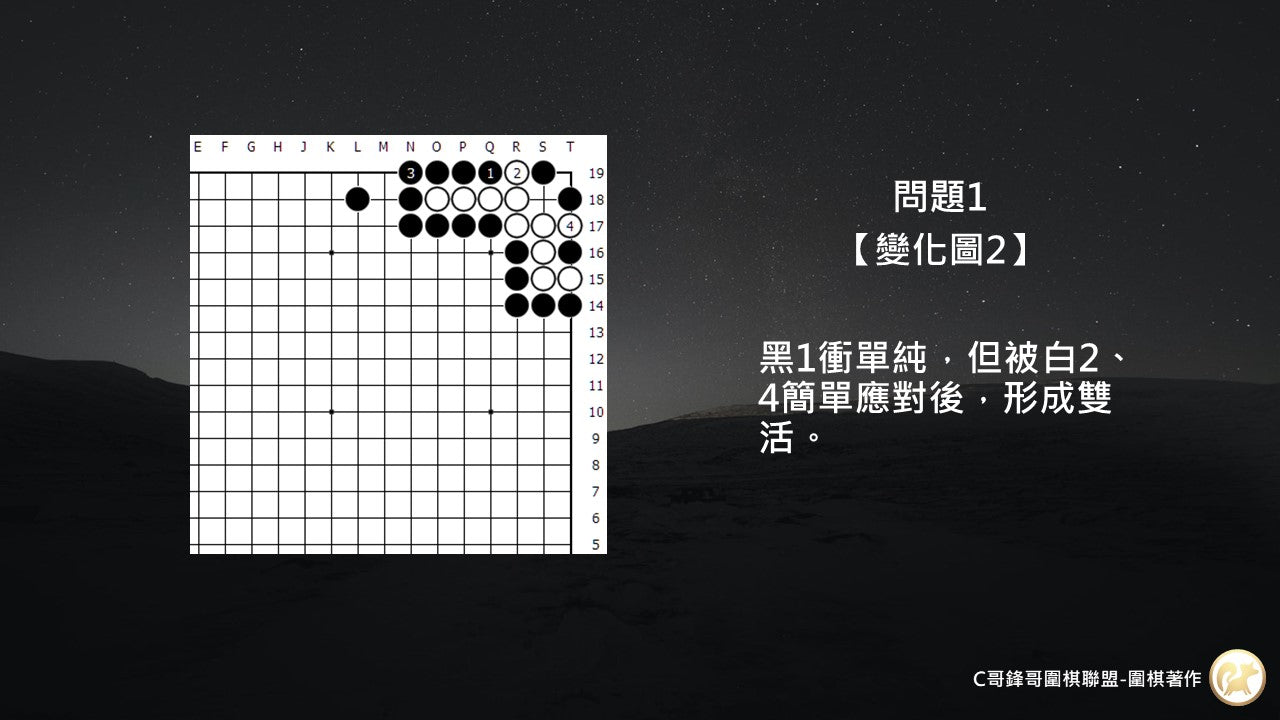 C哥鋒哥圍棋原創詰棋-死活精選第1冊